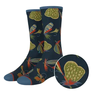 The Dry Fly | Shinesty Fly Fishing Heel Hammock™ Crew Socks