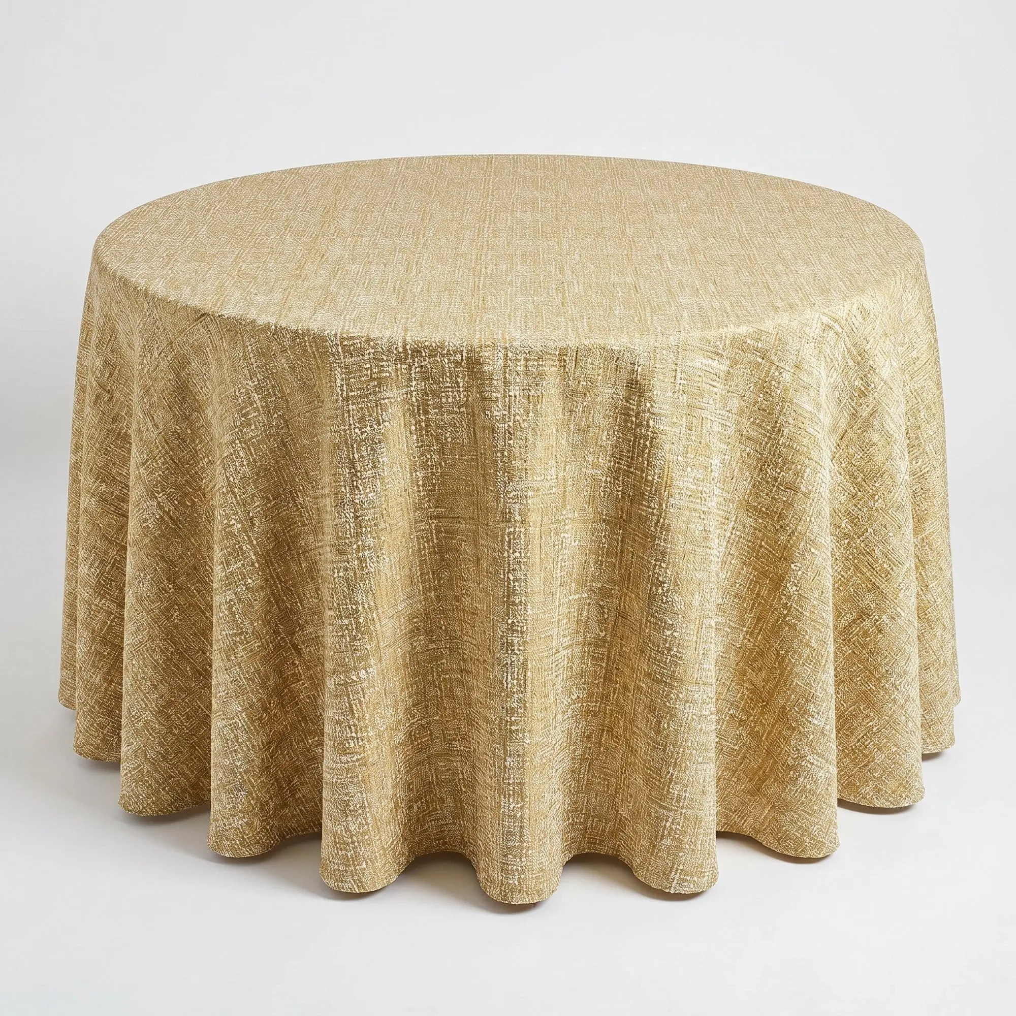 Chrisma Jacquard Tablecloth  Gold