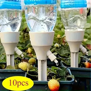 Automatic Plant Watering Drip Irrigation Kit, Adjustable Water Flow for Indoor and Garden Plants, Compatible with Standard European and American Threaded Bottles, Battery-Free Efficient Watering System for Potted Plants