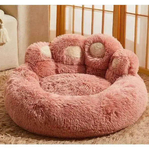 Fleece Dog Bed for Medium & Large Breeds