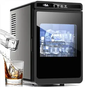 Kismile Square Cube Ice Maker – Clear Ice for Cocktails, Whiskey & Drinks