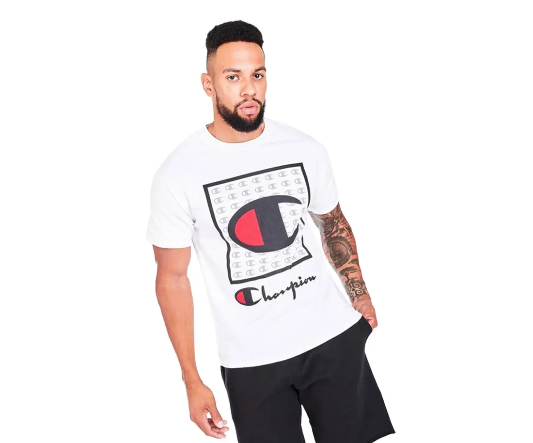 Champion Graphic Tab Mens Active Shirts & Tees
