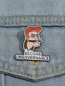 Cartoon Character Guy Brooch, Cute Badge for Backpack & Jeans & Jacket, Fashion Accessories for Men & Women, Pin