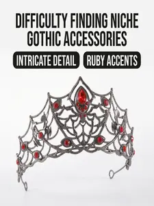 Gothic Dark Spider Web Crown, Halloween Party Hair Accessory, Metal Spider Web Craft with and Gems, Vintage Stage Crown, Gothic Headpiece