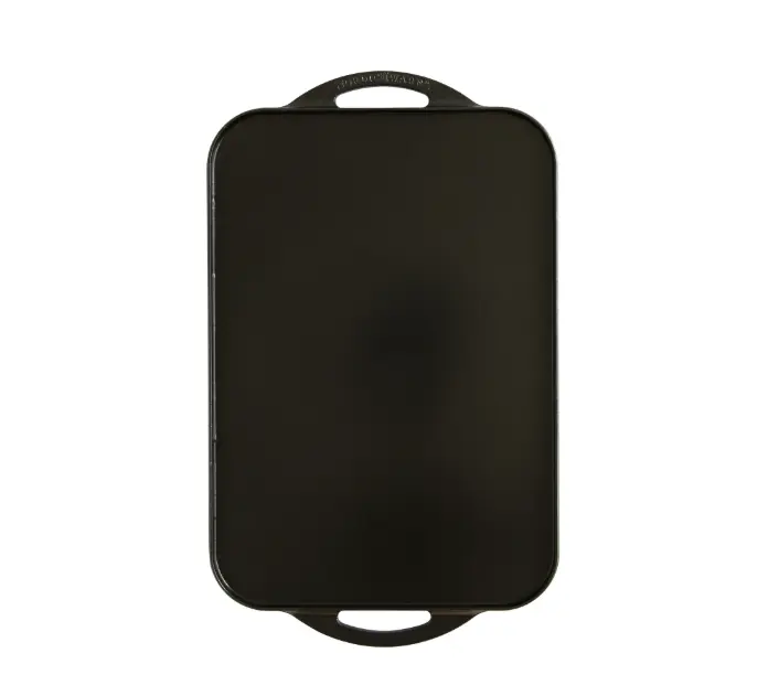 Nordic Ware Deluxe Cast Aluminum Reversible Grill Griddle, Black