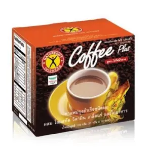 Naturegift Coffee Plus with Fiber Ginseng Extract Vitamin & Mineral 135g 10 Sachets Thailand Made