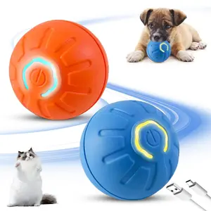 Electric 360° rotating pet ball, interactive toys for kittens and puppies, automatic rolling ball, interactive toys for cats and dogs, cat and dog fitness ball, USB charging, ABS material, interactive cat and dog ball toy, cat and dog fitness ball
