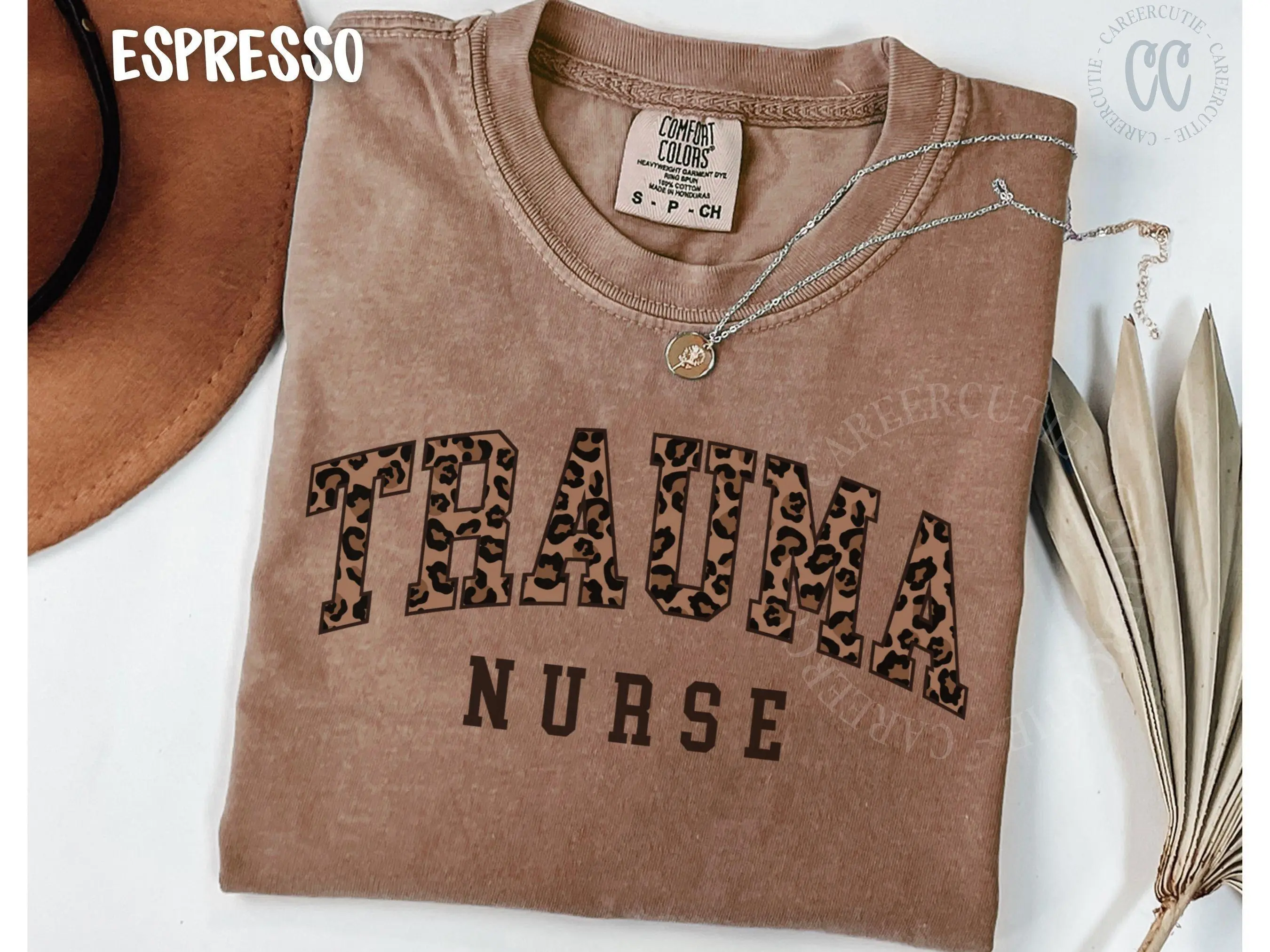 Trauma Nurse Shirt  Leopard Trauma Nurse T-shirt LC25201