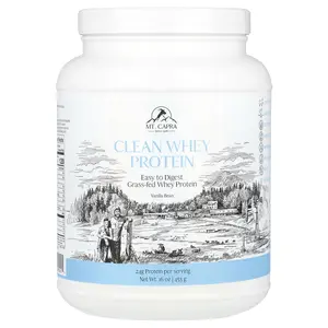 Mt. Capra Clean Whey Protein, Vanilla Bean, 16 oz (453 g)