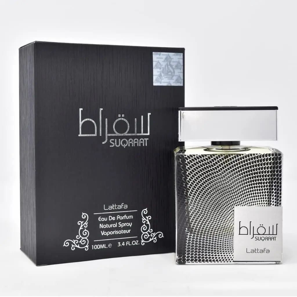 Lattafa Perfumes Suqraat for Men Eau de Parfum Spray 3.4 Ounce
