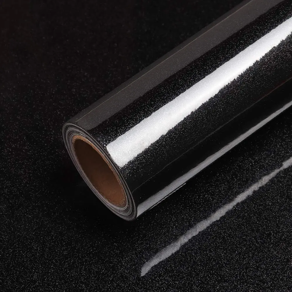 Glitter Contact Paper Peel and Stick, Glossy Waterproof Bathroom, Kitchen and Interior Walls Temporary Wallpaper, Removable Contact Paper for Cabinets and Drawers, Self Adhesive Wallpaper