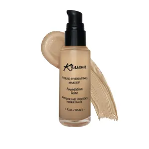 Khasana Moisturizing Liquid Foundation, Flawless Matte Finish Makeup, Full Coverage & Longwear, Lightweight Foundation Formula