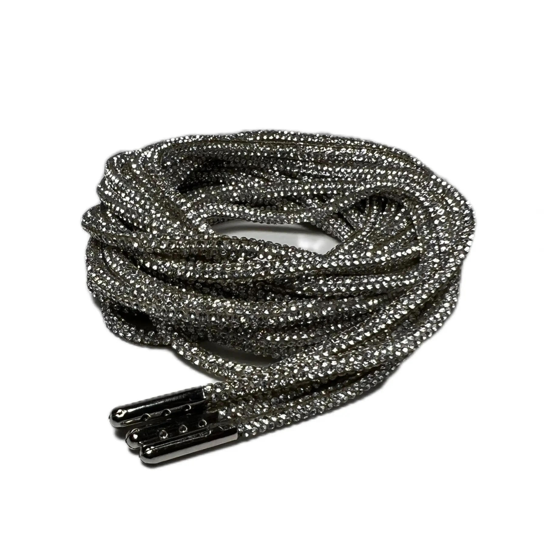 Silver Crystal Rhinestone Roller Skate Laces