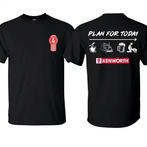 Kenworth T-Shirt, Plan for Today with Classic Kenworth Logo, Premium Cotton Fabric, Unisex Fit for Men and Women, Perfect Gift for Proud Truck Drivers