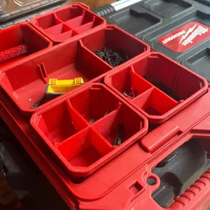 Dividers for Milwaukee Packout Low Profile Bins (3,4,6 Space)