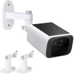 2Pack Wall Mount Compatible with eufyCam 2C/2C Pro, 2/2 Pro, 3C/S300, 3/S330, Also for SoloCam S220/C210, Adjustable Camera Mount Brackets for Eufy Camera Indoor/Outdoor - White