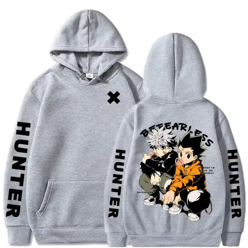 Killua Zoldyck and Gon Hunter X Hunter Sweatshirt Featuring Harajuku Plus Size Fit