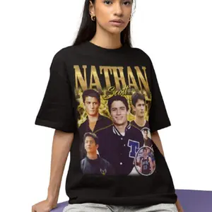 Nathan Scott One Tree Hill Shirt Vintage Style Tee For Fans