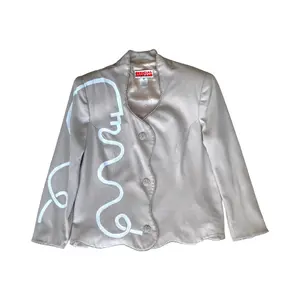 RHINESTONE painted blazer*