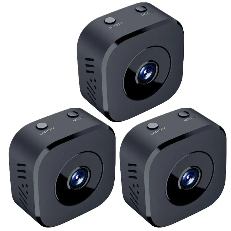 Security Camera 4K Mini Full Color Night Vision High Definition WiFi Monitor Waterproof Motion Detect Surveillance Smart Home