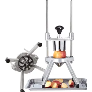 Commercial Fruit Slicer, 6-Section Fruit Wedger Cutter with Stainless Steel Blade for Lemons Limes Tomatoes Potatoes - Great for Home Bar Restaurant Parties, Sier (Size : 6 Section)