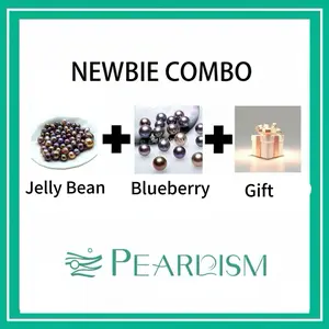 【Adee】Newbie Combo B-- Jelly Bean pearls and Blueberry Pearls Freshwater Pearl Loose Pearl
