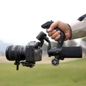 FeiyuTech SCORP MINI 3 Pro AI Tracking Camera Gimbal,All-in-One 3-Axis Stabilizer with Vertical Shooting,Bluetooth&Cable Control,Max 4.41 lbs,for Sony Canon Nikon Panasonic Fujifilm DJI GoPro iPhone