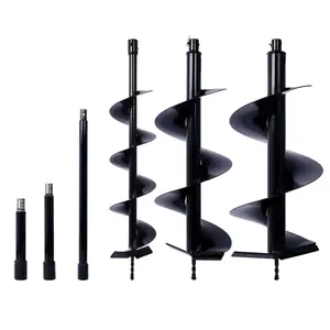 Auger Drill Bit for Planting Hole, Bulb Bedding Digging Post Hole Planting Tool for 3/4" Shaft Auger,Hole Digger Replacement Auger Bits Earth Auger Digging Bit
