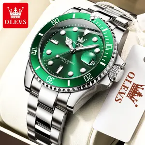 OLEVS 5885 Men's Classic Quartz Watch Date Luminous Waterproof Wristwatch