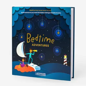Bedtime Adventures - Scratch-Off Bedtime Challenges, Bedtime Story Book for Kids & Toddlers, Engaging Book for Parents & Children