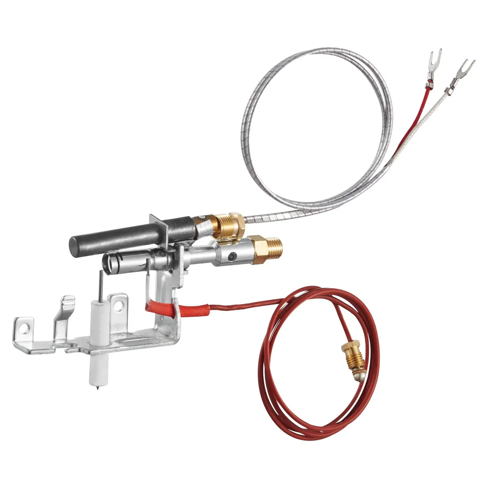 【Summerfinds】VEVOR Thermocouple Gas Pilot Assembly Kit - OE 14D0477LPG, 8404SRV Ignition Replacement with Easy Installation, Standard Tube, Auto Cut-Off, Flame Monitoring System for Lexington Forge, Majestic, Martin, Monessen Gas Fireplace Parts