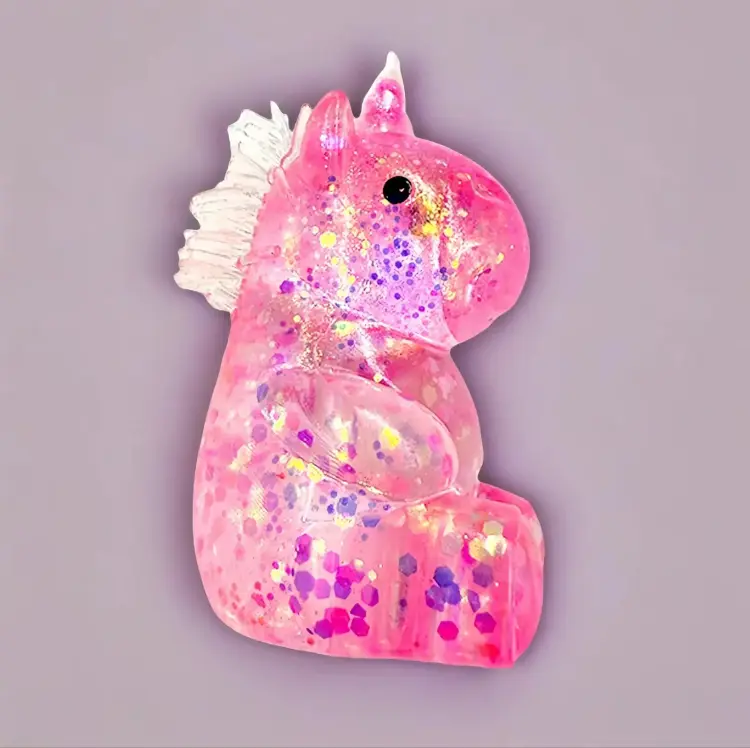 1/4PCS Unicorn Maltose Squishies Toys - Oddly Satisfying Character Squishy Classic Stress Relief Squeeze Ball, Soft Hand Sensory Toy for Kids, Party Favors, Character Squishy Stress Relief Toys