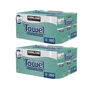 KIRKLAND SIGNATURE PREMIUM BIG ROLL PAPER TOWELS, 24 ROLLS, 160 SHEETS EACH