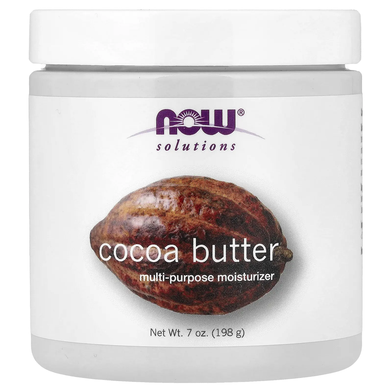 NOW Foods Solutions, Cocoa Butter, 7 oz (198 g)