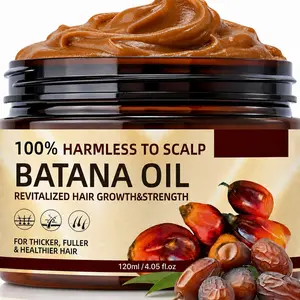 Pure Organic Batana Oil (Dr. Sebi Inspired) for Hair Growth - Thicker & Fuller Hair with Coffee Extract & Rosemary, Nourishing Hair Serum, 4.23oz mothersdaygift Summer Vibes