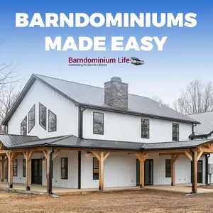 Barndominium Life - Barndominiums Made Easy Program - Build Your Barndominium Guide and 70+ House Plans, Bid and Budget Tracker