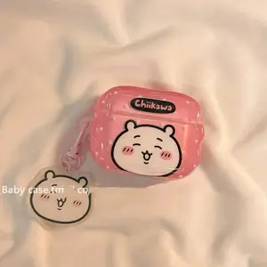 Anime Chiikawa Usagi Hachiware Earphone Protective Case Airpods4/3/2/1 Apple Bluetooth Shell Kawaii Snowflake Blue Cartoon Cute