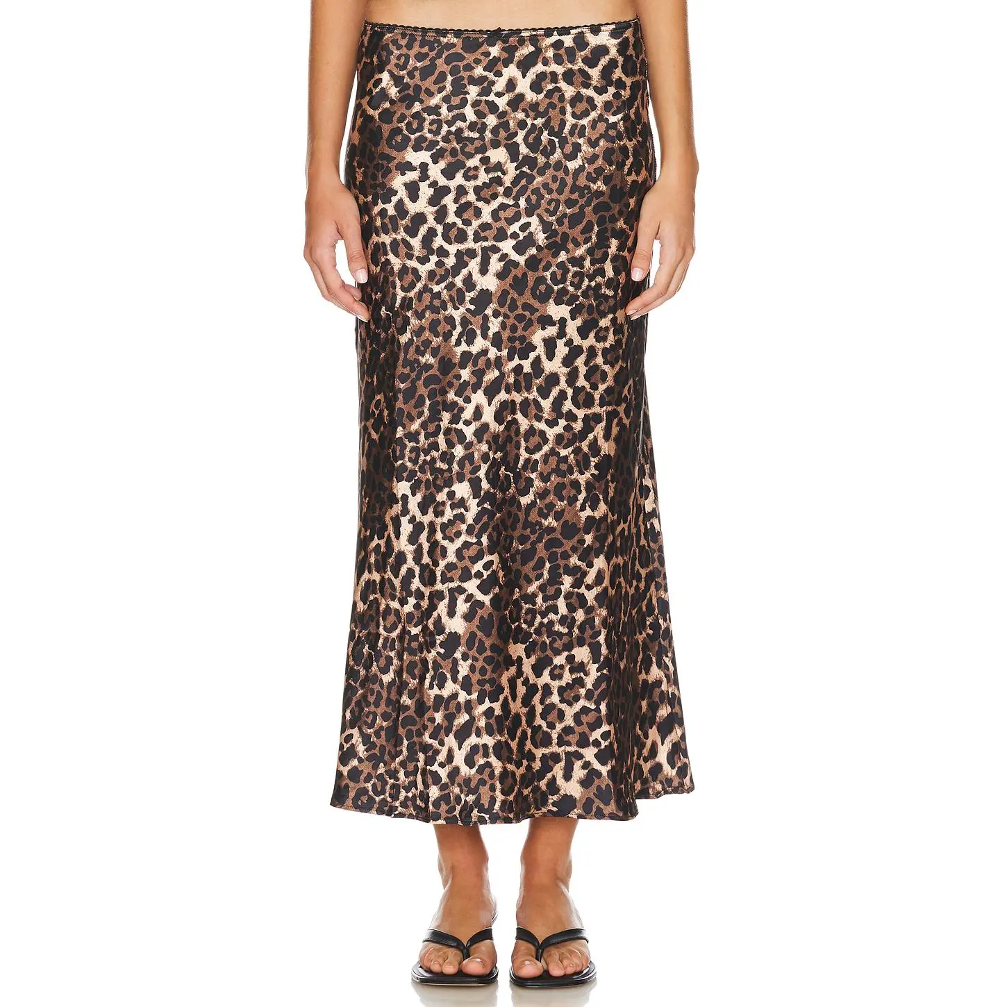 LIONESS Enigmatic Maxi Skirt in Leopard