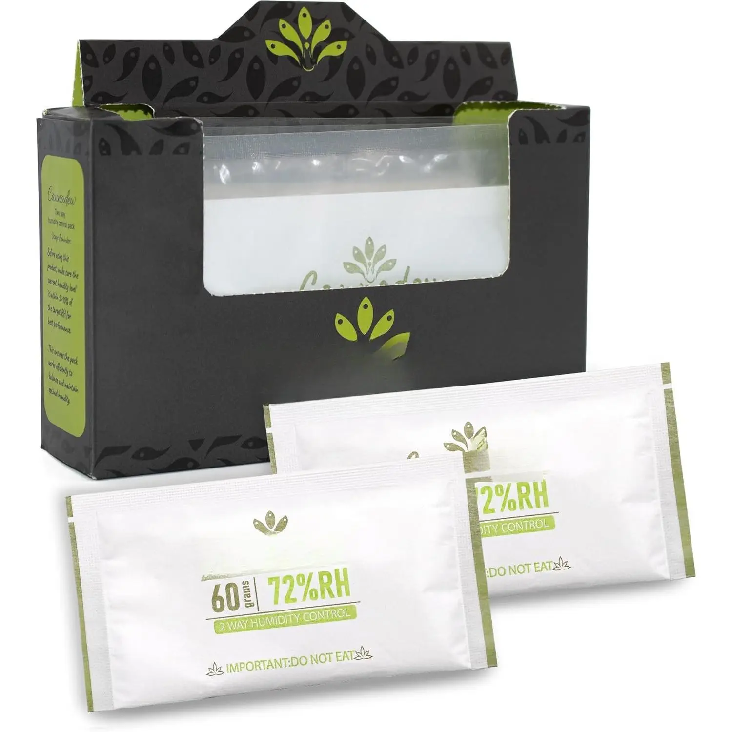 72% RH 60g (5pack) Humidity Packs Two-Way Humidity Control Pack -  Absorbers & Hydration Packets for Curing and Storage