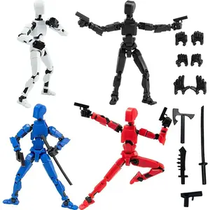 Titan 13 Action Figure 5 pc Set - 2026 New 5pcs Multi-Jointed Robot Figures for Collectors & Decorators - Dynamic Poses & Detailed Design - Perfect for Desktop Decor