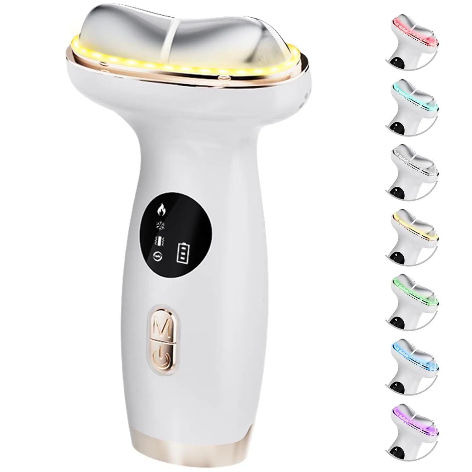 TMJ Relief Products Jaw, TMJ Relief Massager, Vibration and Heating, Ergonomic TMJ Massage Tool, for Jaw & Neck Pain, White Comfort