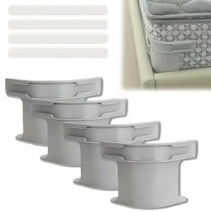 【FathersDayGift】Lock Sheet Holders Set of 4,HeavyDuty Bed Sheet Holders with Straps,Keep Sheets Firm &Tight,Corner Fitted for AllMattress Sizes Bedsheet Clip DurableBeddingAccessories/ Keep Sheets Tight HeavyDuty Bed Sheet Holder Bed Garter