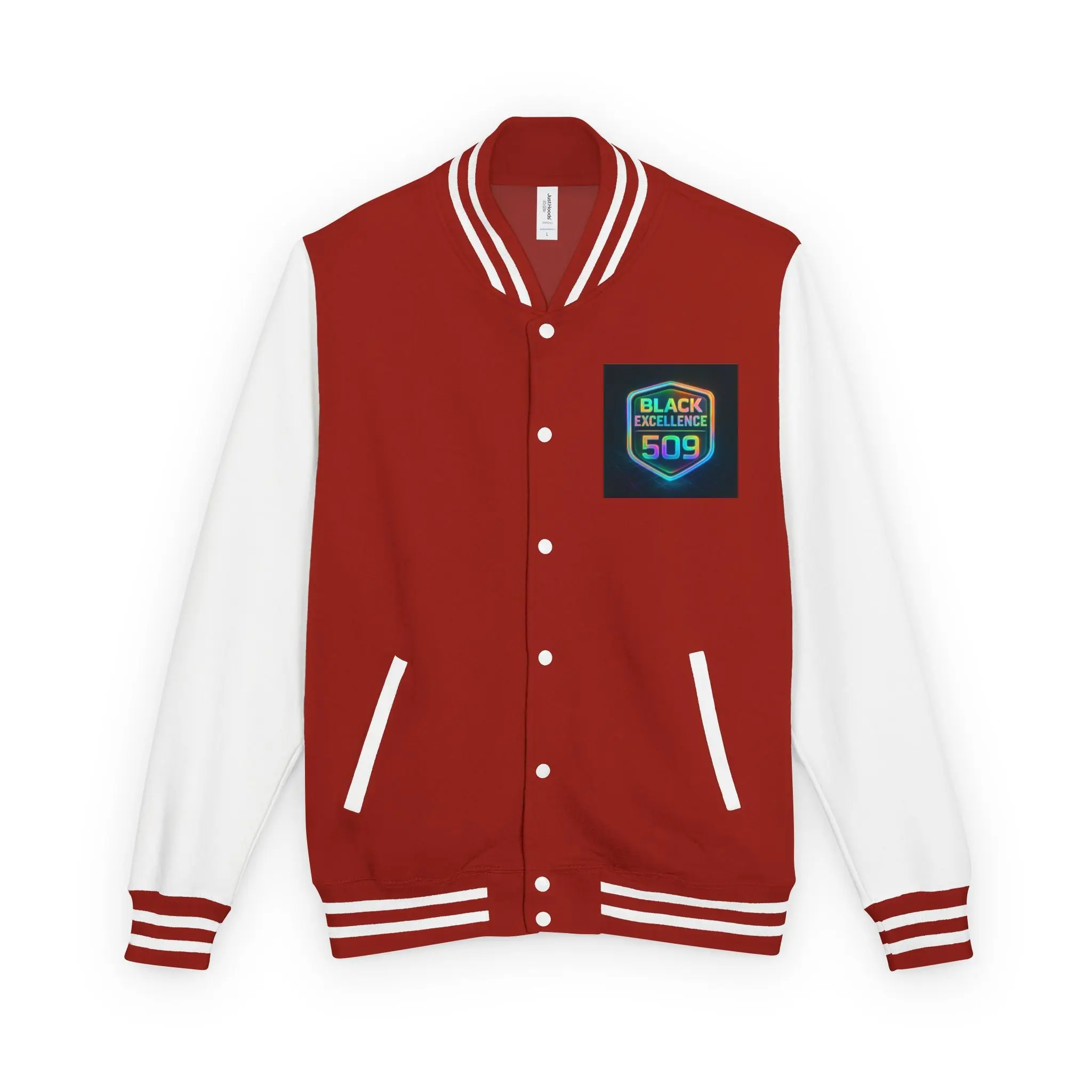 Letterman Jacket — Black College 509 Retro Patch