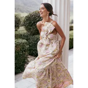 Betina Bow Front Maxi Dress - Multi Floral