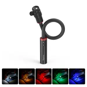 SmallRig RM 03 Macro Photography LED Light, Adjustable Beam Angle, 5 Colors CRI 95 TLCI 92, Macro Arm Light for Camera with Cold Shoe Adapter, Clamp, Diffuser, Spotlight, Barndoor, IP54 Rating - 5480