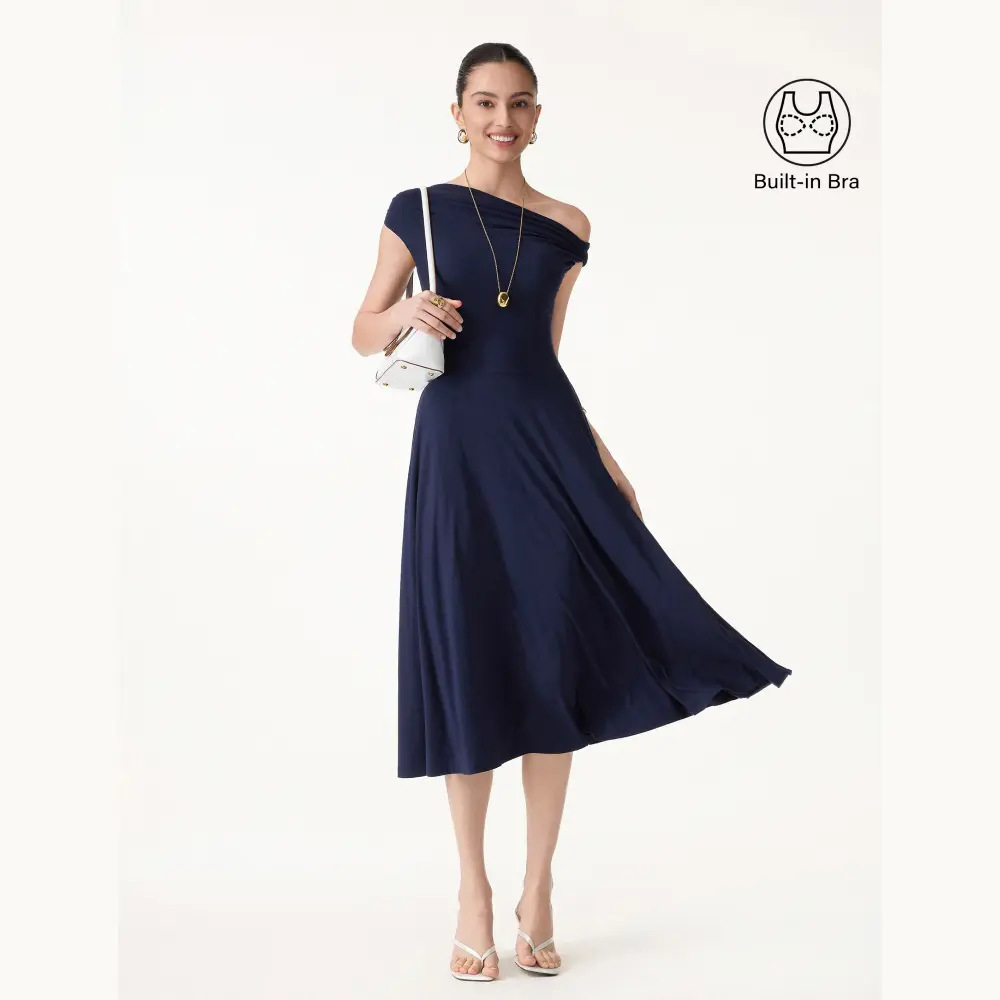 OGL SkinKiss Multi-Wear Midi Bra Dress with Pockets TikTokShopBackToSchool