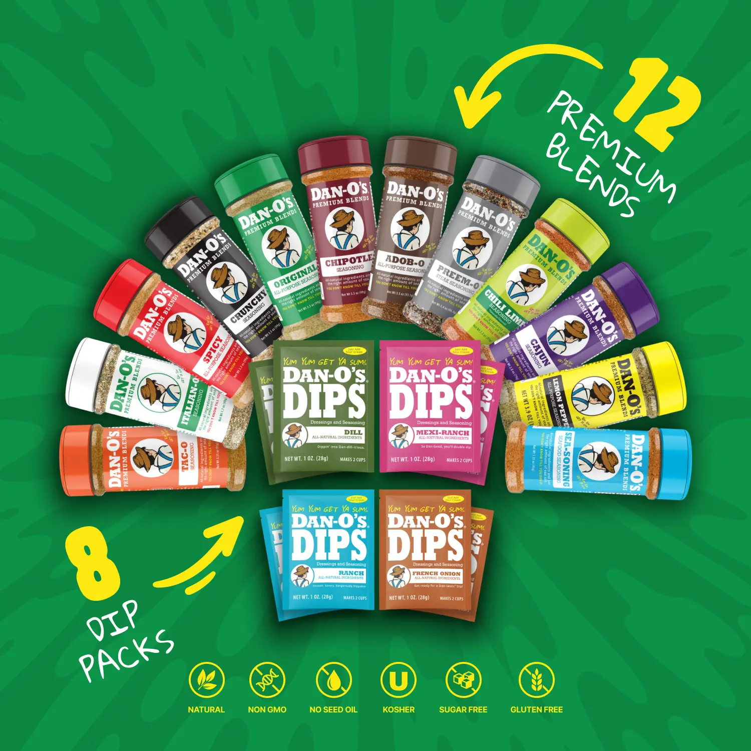 Dan-O's Premium Blends + DIPS Bundle