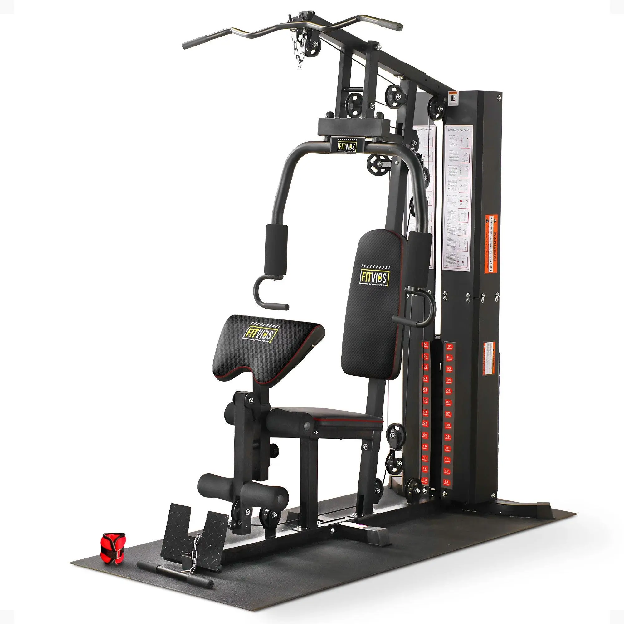 BalanceFrom Multifunctional Home Gym Workout Station Strength Training Equipment