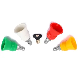 RIDGE WASHER Pressure Washer Nozzle Guard with Protector Holder, 5 Pressure Washing Tips, Quick Connect 1/4", Orifice4.0 nozzle