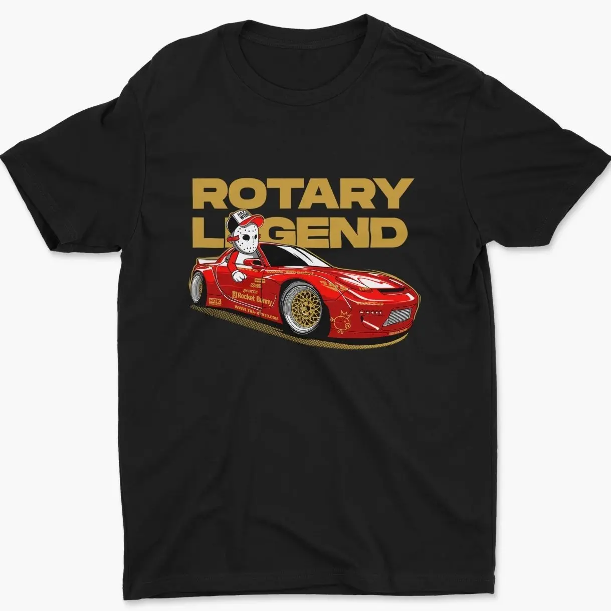 Mazda RX-7 Rotary Legend T-Shirt Cotton Streetwear Tee for Car Enthusiasts